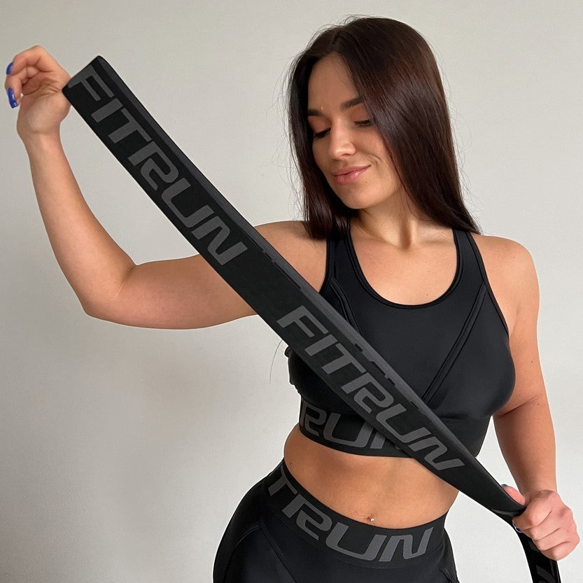 Спортивний Топ FITRUN Top "Total Black"