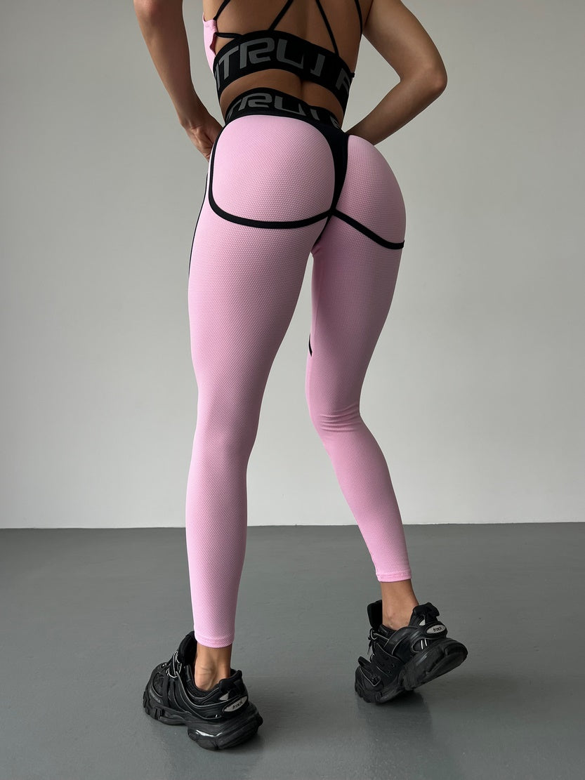 Легінси FITRUN Leggings Super Nuts "Flamingo Relief"