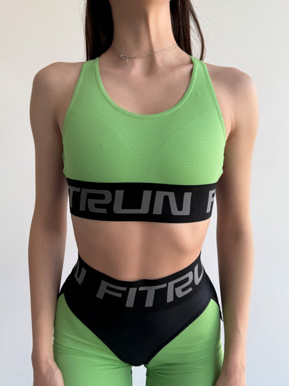 Спортивний Топ FITRUN Top X "Avocado Relief"