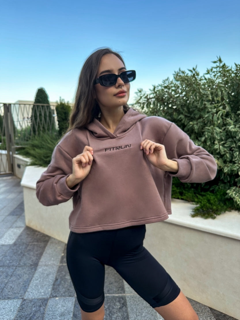 Худі FITRUN Hoodie Midi "Mokko"