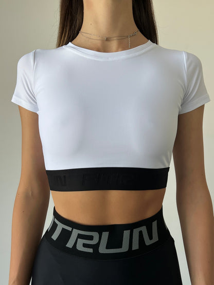 FITRUN Midi T-shirt "White"