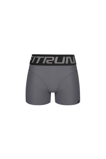 Shorts FITRUN Super Nuts "Total Silver"