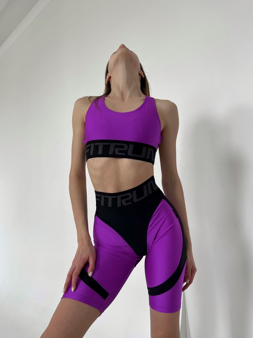 Спортивний Топ FITRUN Top X "Shine Violet"