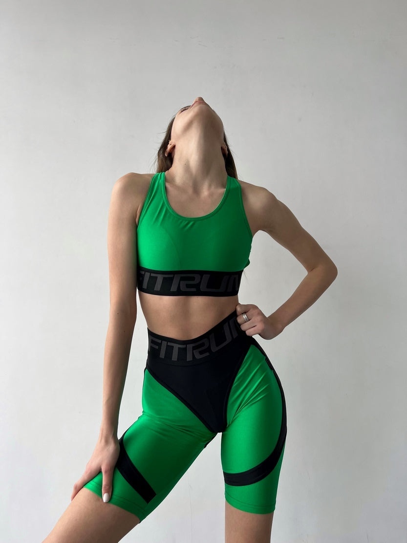 Спортивний Топ FITRUN Top X "Shine Green Grass"