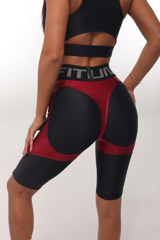 Cycling Short FITRUN  Cycling NICE Push-Up "Wine Blaze"