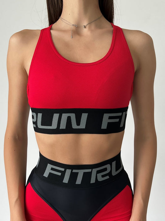 Спортивний Топ FITRUN Top X "Red Relief"