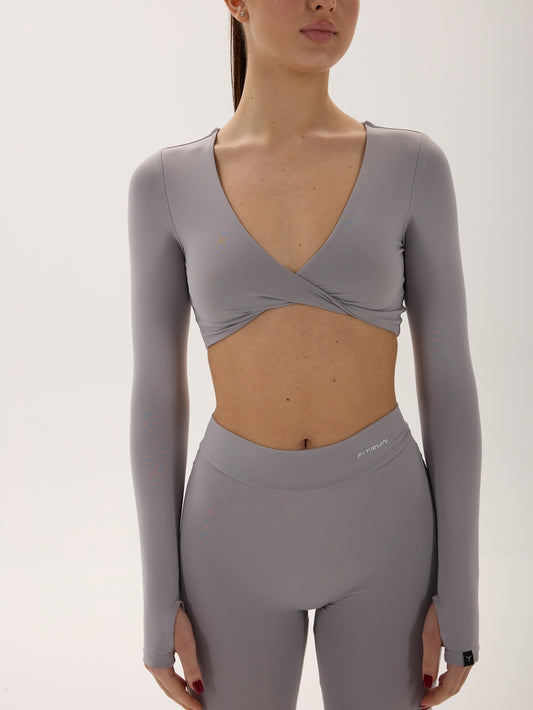 FITRUN Long Sleeve YOGA "Silver NE"