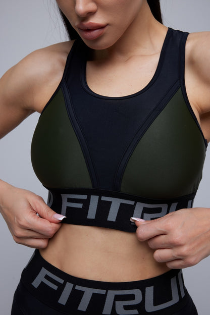 Sports Top FITRUN Top "Khaki"