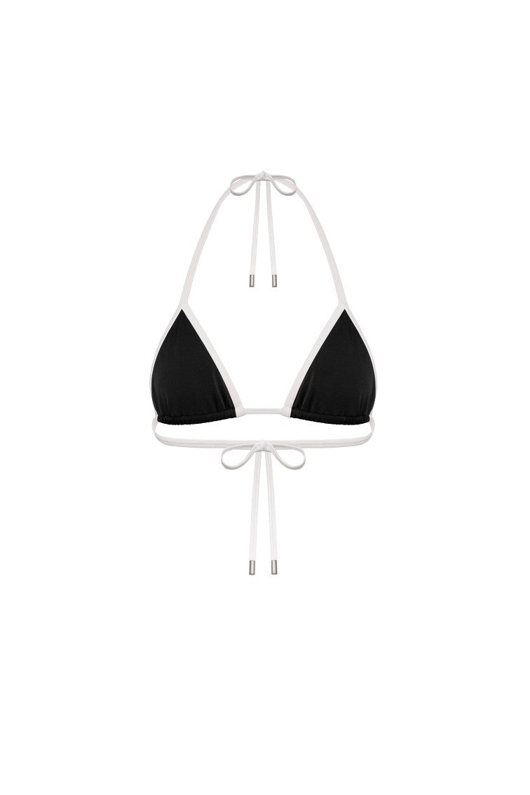 Top FITRUN MALLORCA Triangle Bikini Top "Black"