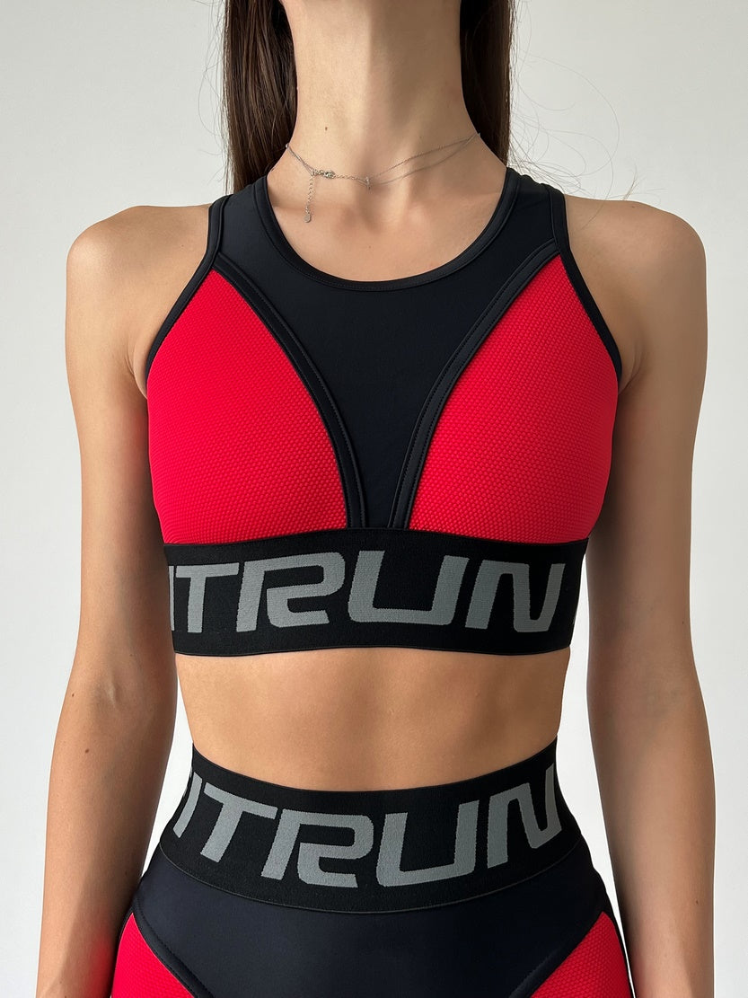 Спортивний Топ FITRUN Top "Red Relief"