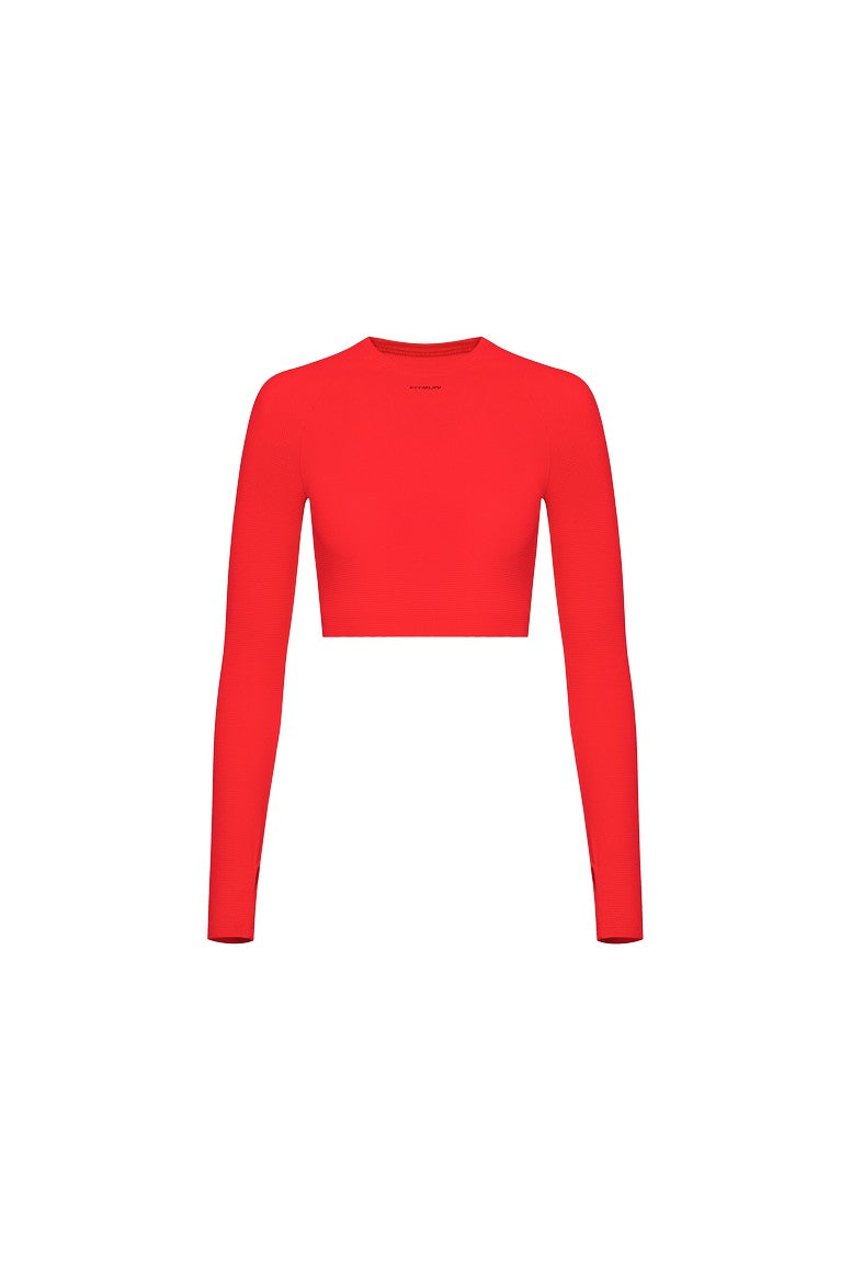 FITRUN Long Sleeve CORE "Red Relief"