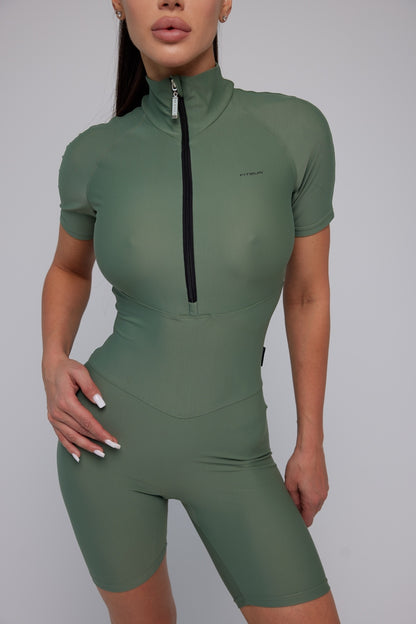 Комбінезон FITRUN Jumpsuit Base Short "Total Olive"