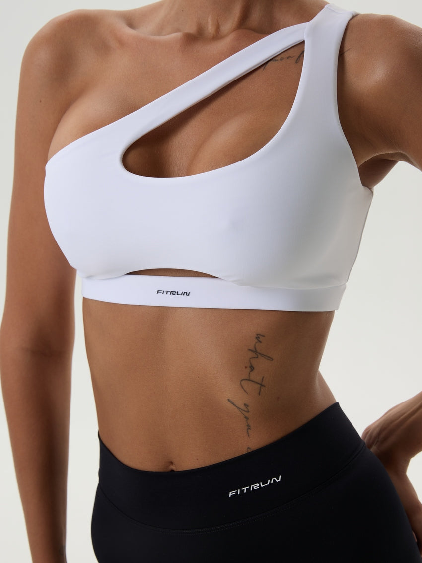 Sports Top FITRUN Top Racy "Total White"