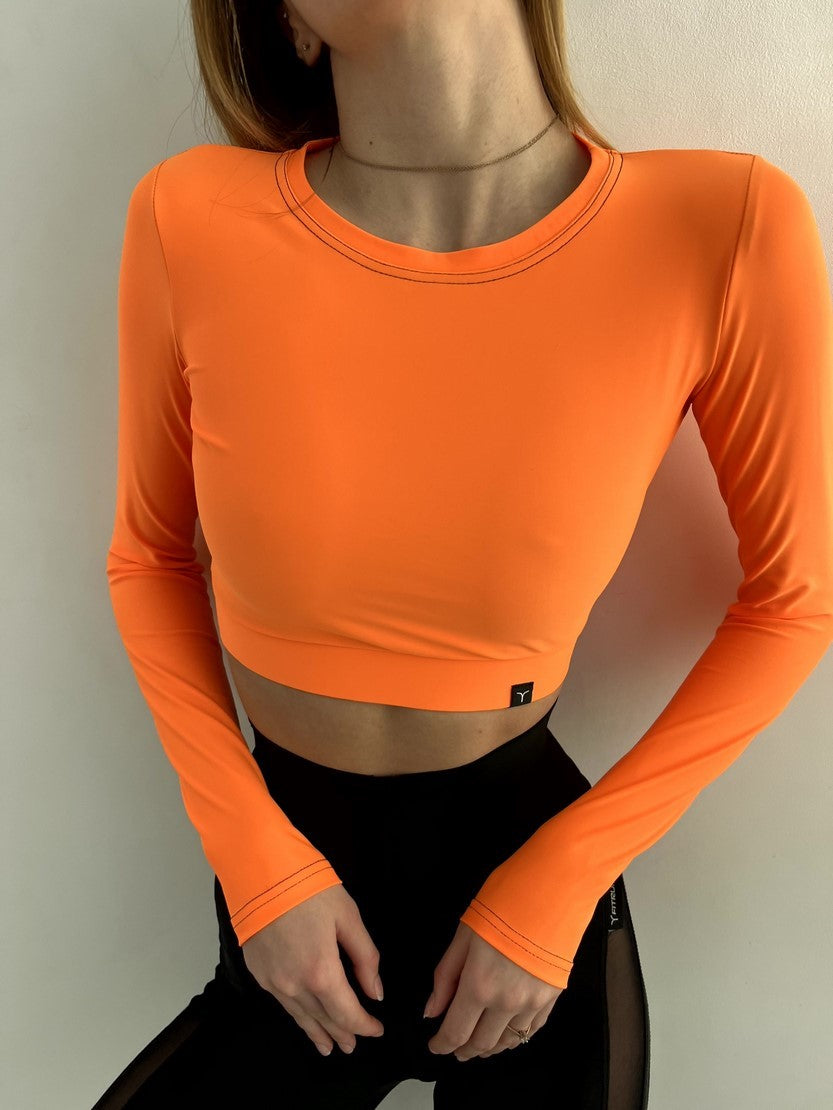 Укорочений рашгард FITRUN Rashguard Midi "Orange"