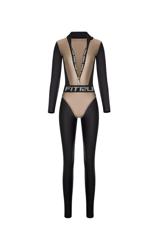 Jumpsuit FITRUN Jumpsuit Super Nuts Long "Beige Blaze"