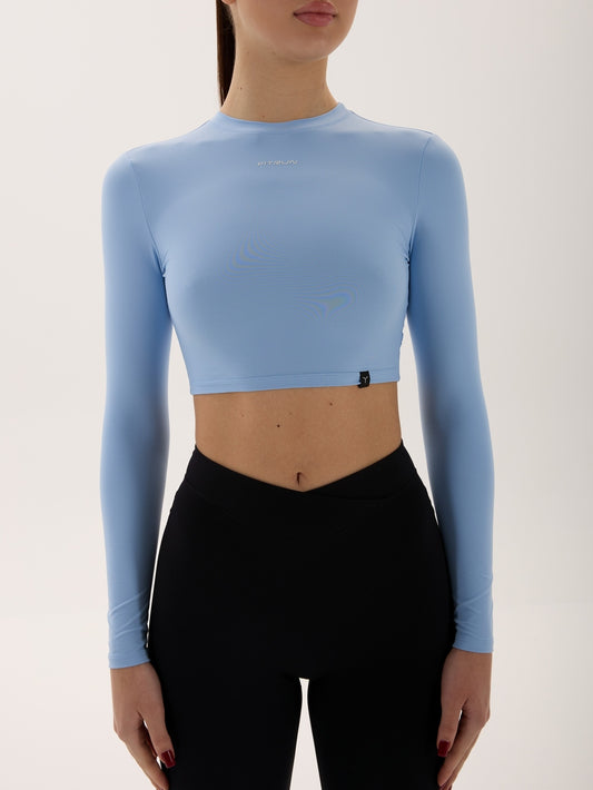 FITRUN Long Sleeve SKIN BASE "Sky VE"