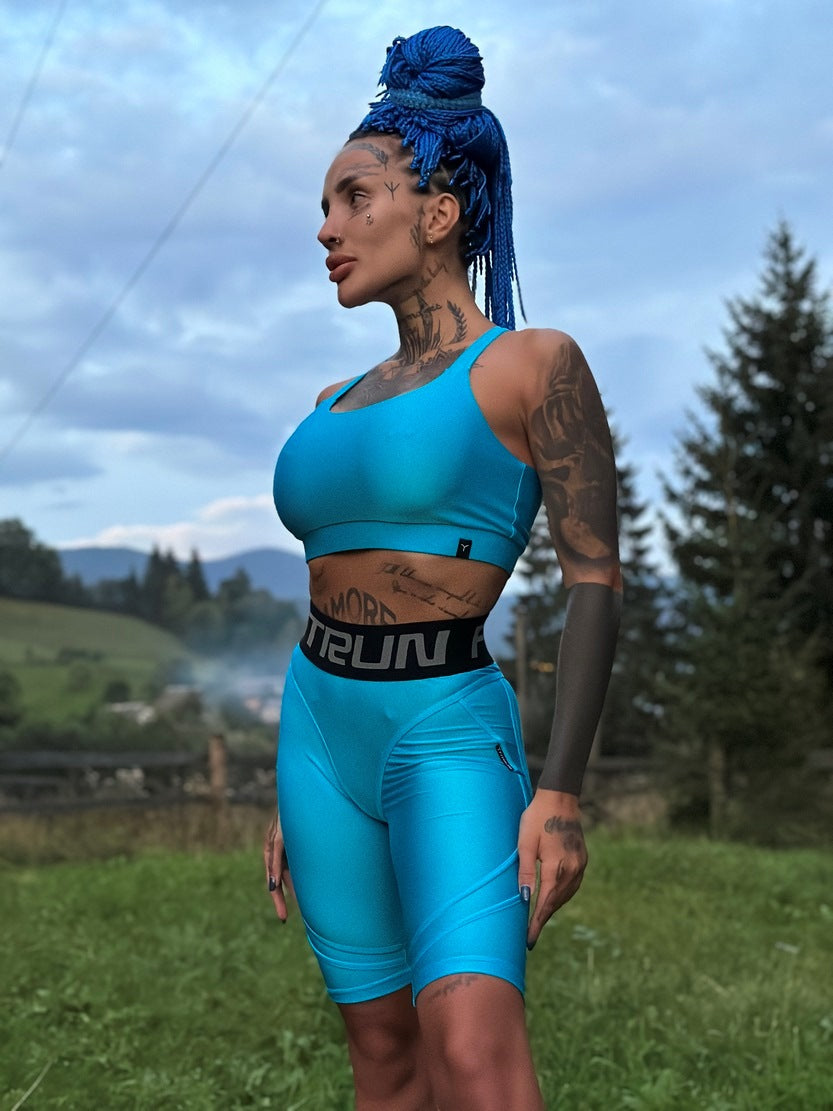 Спортивний Топ FITRUN Top Tender "Total Shine Azure"