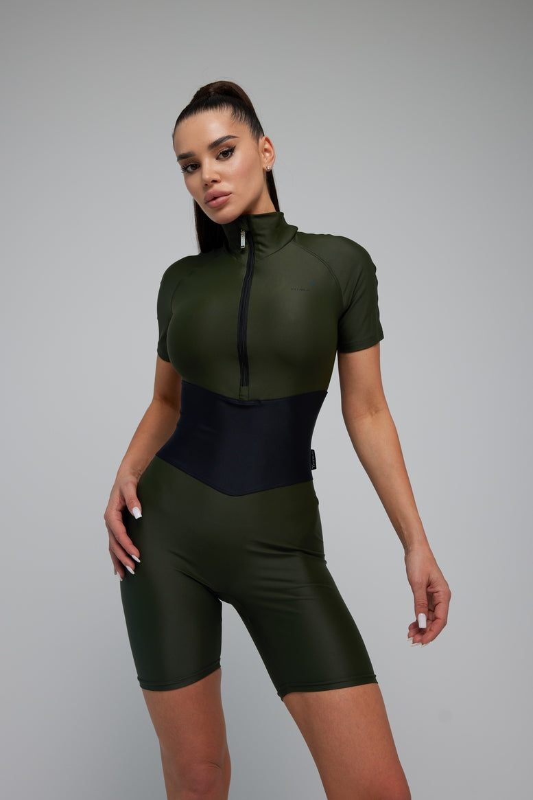 Jumpsuit FITRUN Jumpsuit Base Short "Khaki"