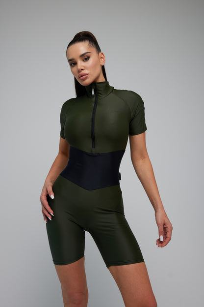 Jumpsuit FITRUN Jumpsuit Base Short "Khaki"