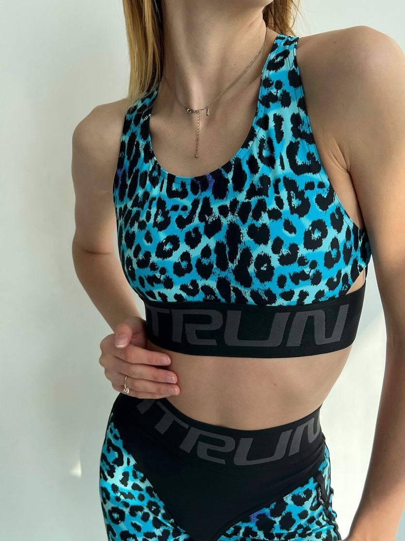 Спортивний Топ FITRUN Top X "Leo Blue"