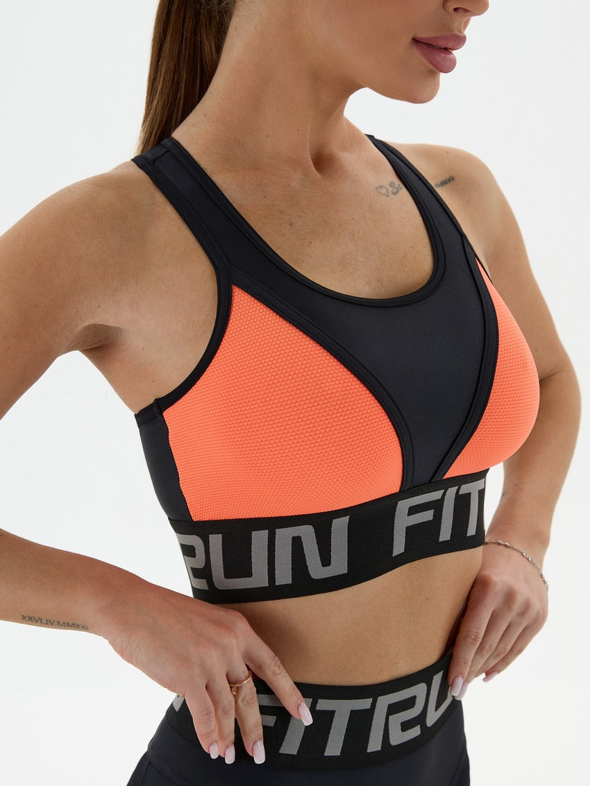 Sports Top FITRUN Top "Orange Relief"
