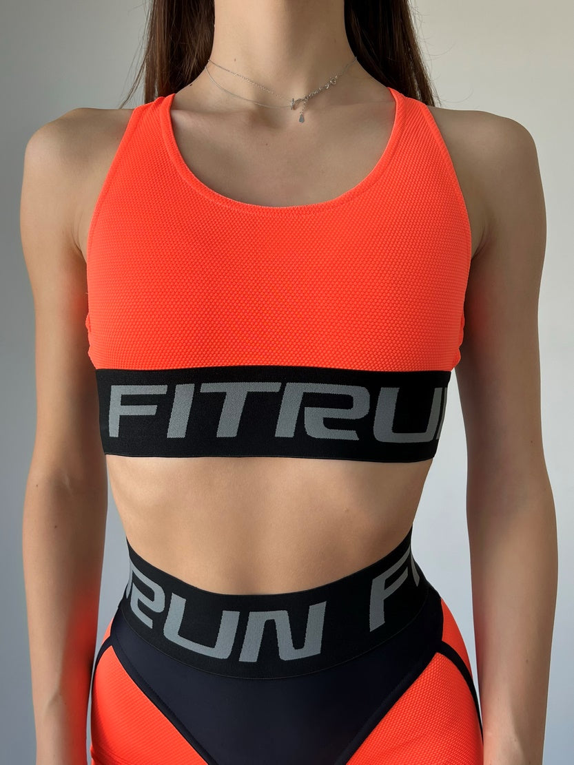 Спортивний Топ FITRUN Top X "Orange Relief"