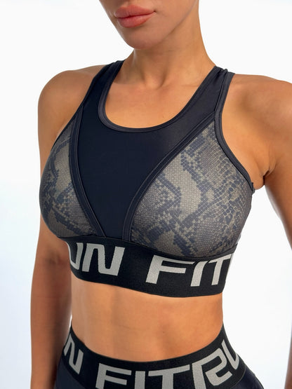 Sports Top FITRUN Top "Black Python"
