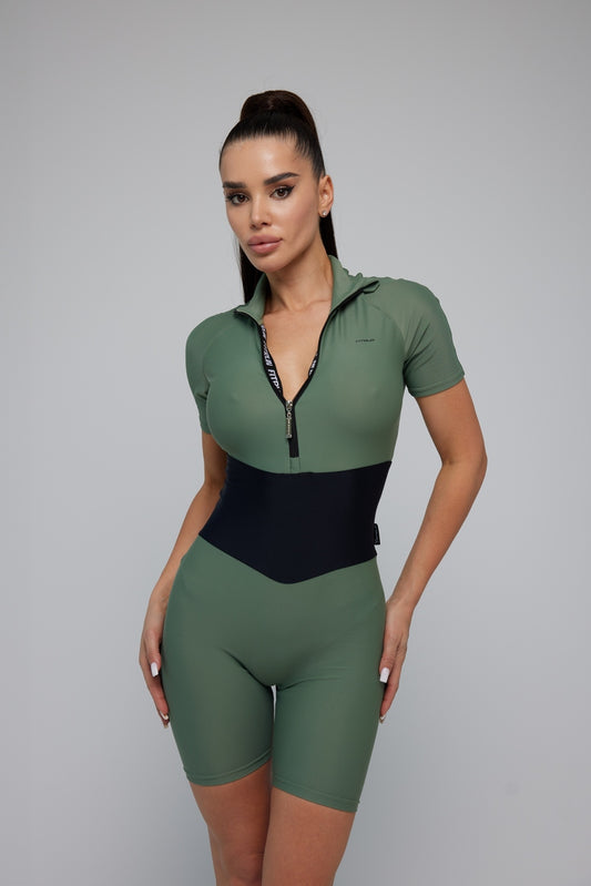 Комбінезон FITRUN Jumpsuit Base Short "Olive"