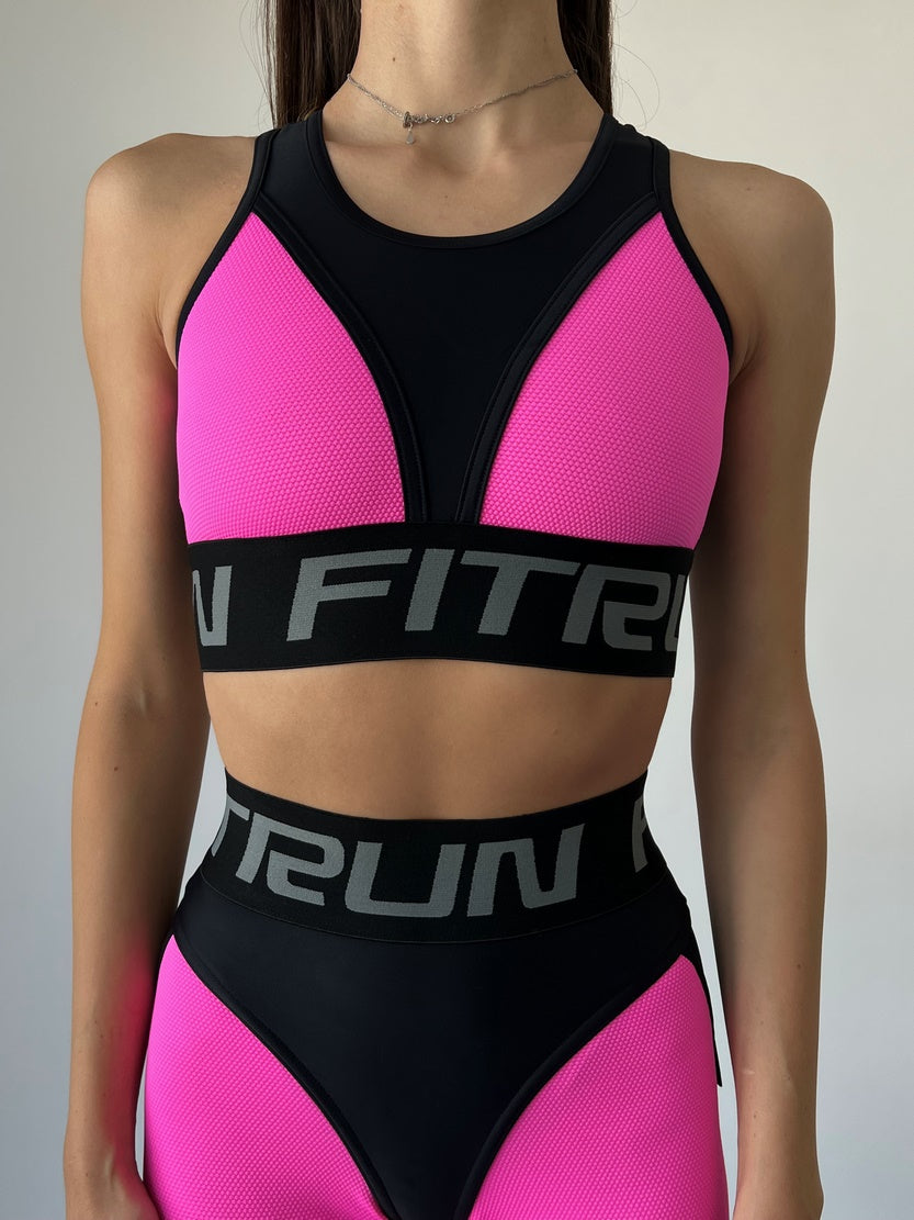 Спортивний Топ FITRUN Top "Pink Relief"