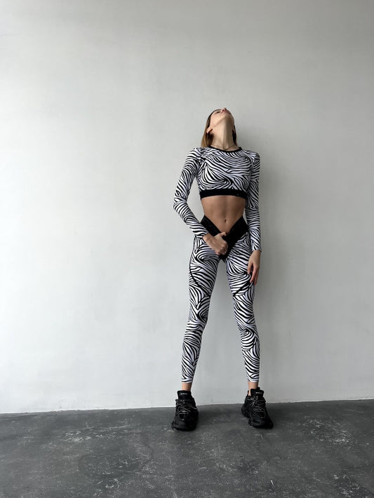 Легінси FITRUN Leggings Super Nuts "Zebra"