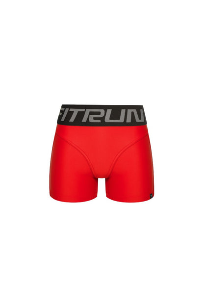Шорти FITRUN Shorts Super Nuts "Total Red"