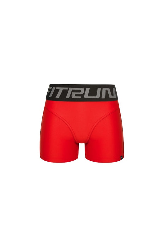 Шорти FITRUN Shorts Super Nuts "Total Red"