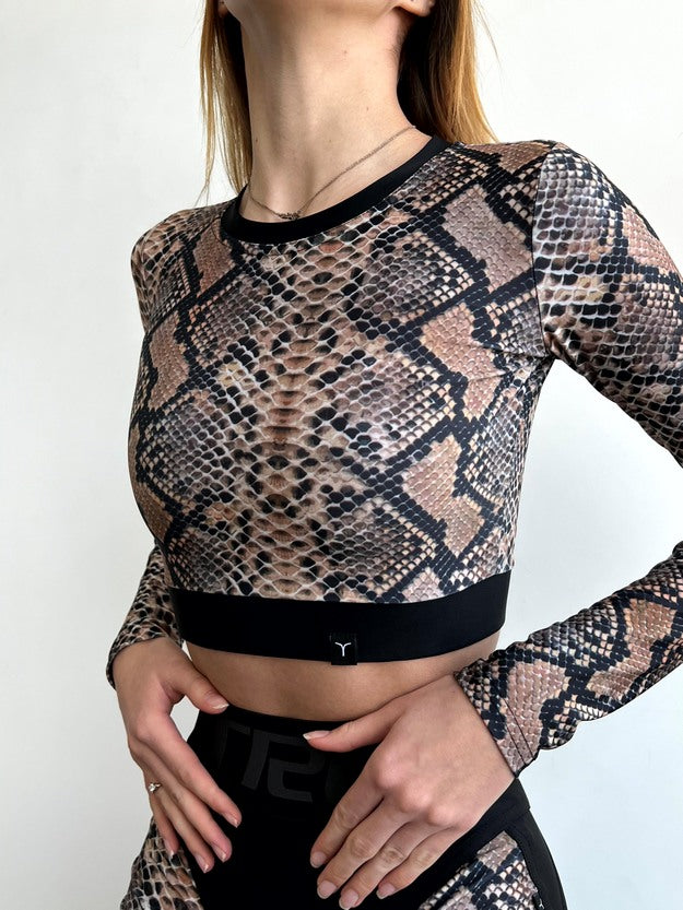 FITRUN Long Sleeve Midi "Python"