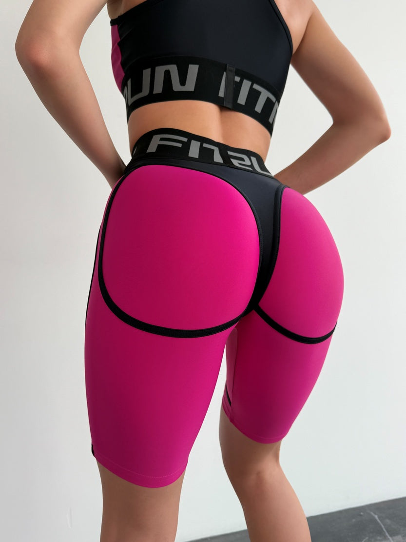 Cycling Short FITRUN Cycling Super Nuts "Rose"