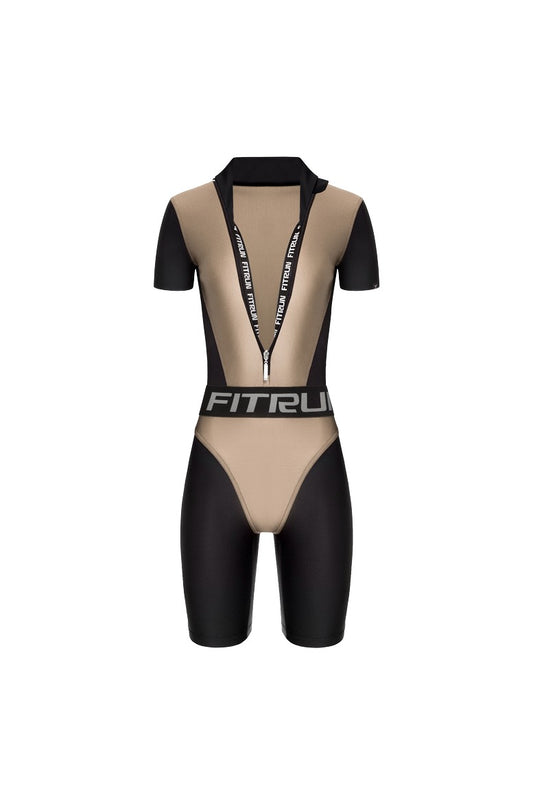 Комбінезон FITRUN Jumpsuit Super Nuts Short "Beige Blaze"