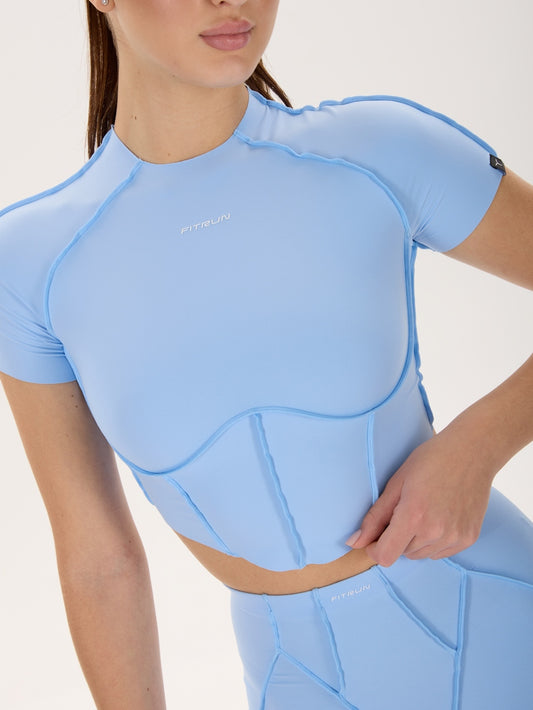 FITRUN T-shirt-Corset Versa "Sky VE"