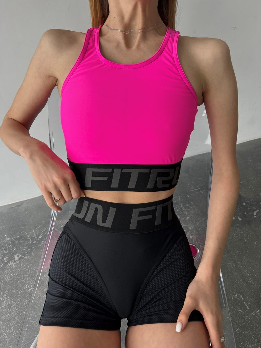 Спортивний Топ FITRUN Classic Top Brend "Pink"