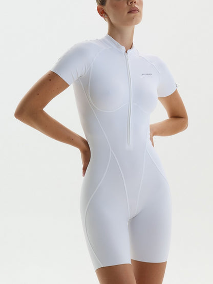 Jumpsuit FITRUN Short Versa 2.0 ZIP "White VE"