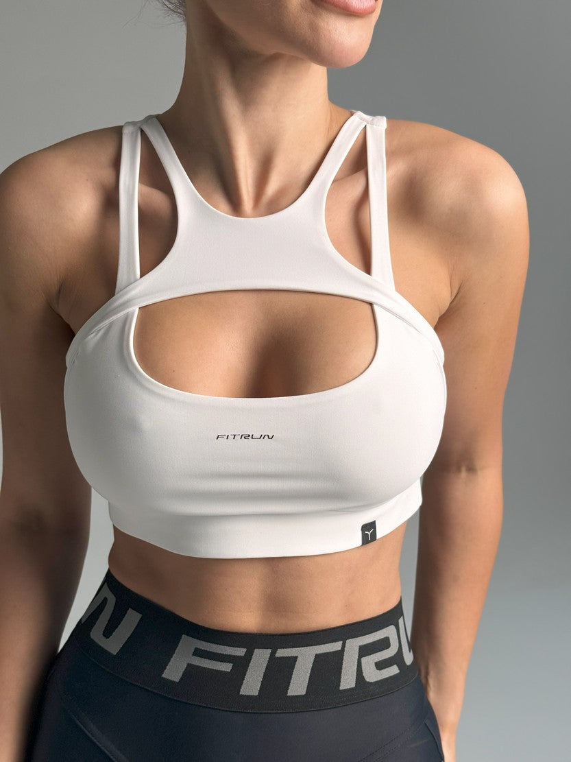 Sports Top FITRUN Top Comfort "Total White"