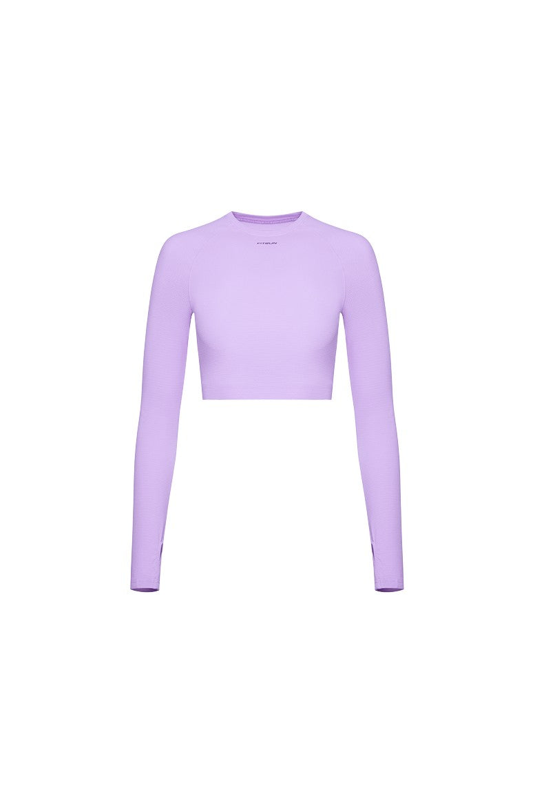 FITRUN Long Sleeve CORE "Lilac Relief"