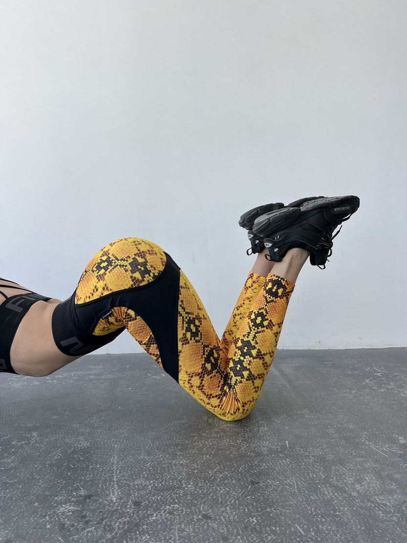 Легінси FITRUN Leggings Super Nuts Push-Up "Royal Python"