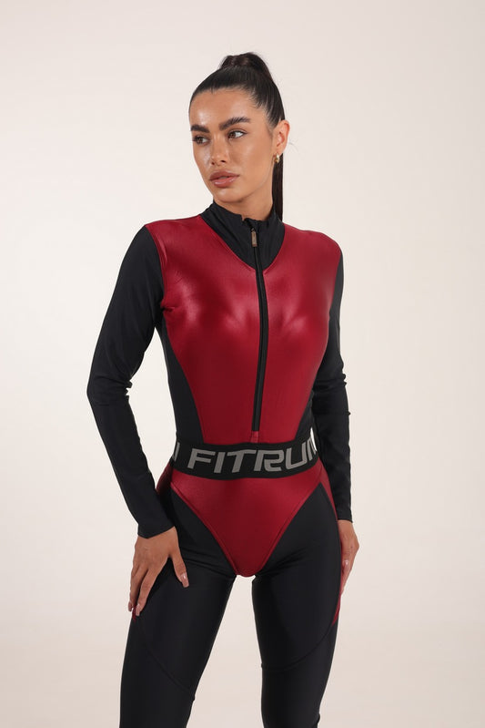         Комбінезон FITRUN Jumpsuit Super Nuts NICE Long "Wine Blaze"
