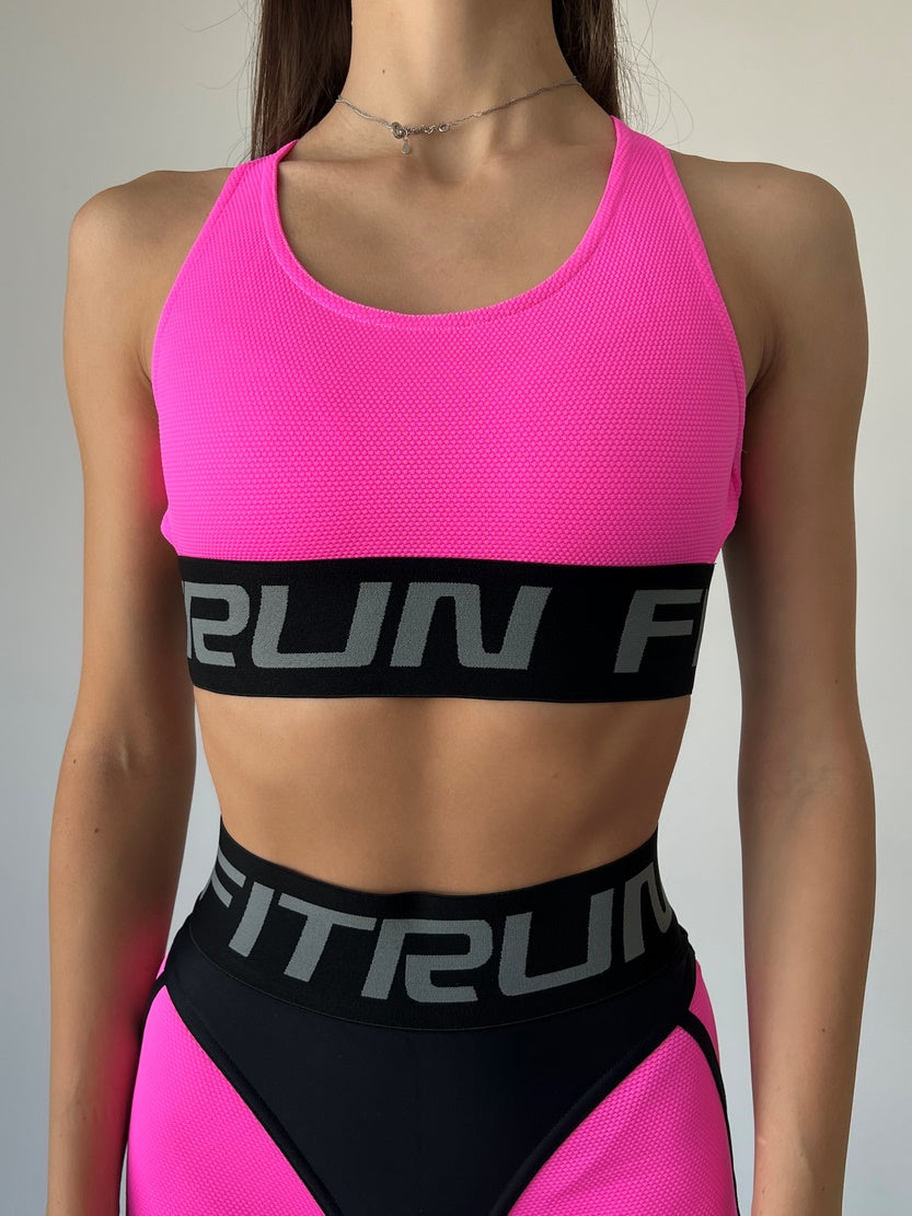 Спортивний Топ FITRUN Top X "Pink Relief"