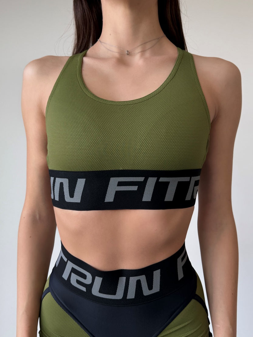 Спортивний Топ FITRUN Top X "Khaki Relief"