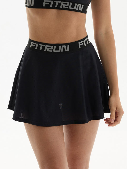 FITRUN Tennis Skort W1 "Total Black"