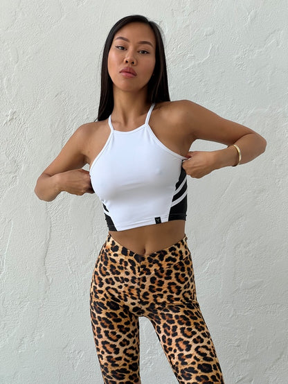 Sports Top FITRUN Crop Top "White"