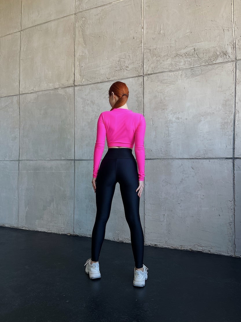 Укорочений рашгард FITRUN Rashguard Midi "Pink"