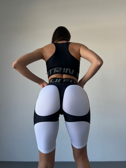 Велосипедки FITRUN Cycling Super Nuts Push-Up "White Relief"