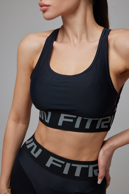 Sports Top FITRUN Top X "Black"