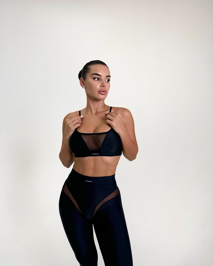 Leggings FITRUN Leggings SPIDER EVA "Black"